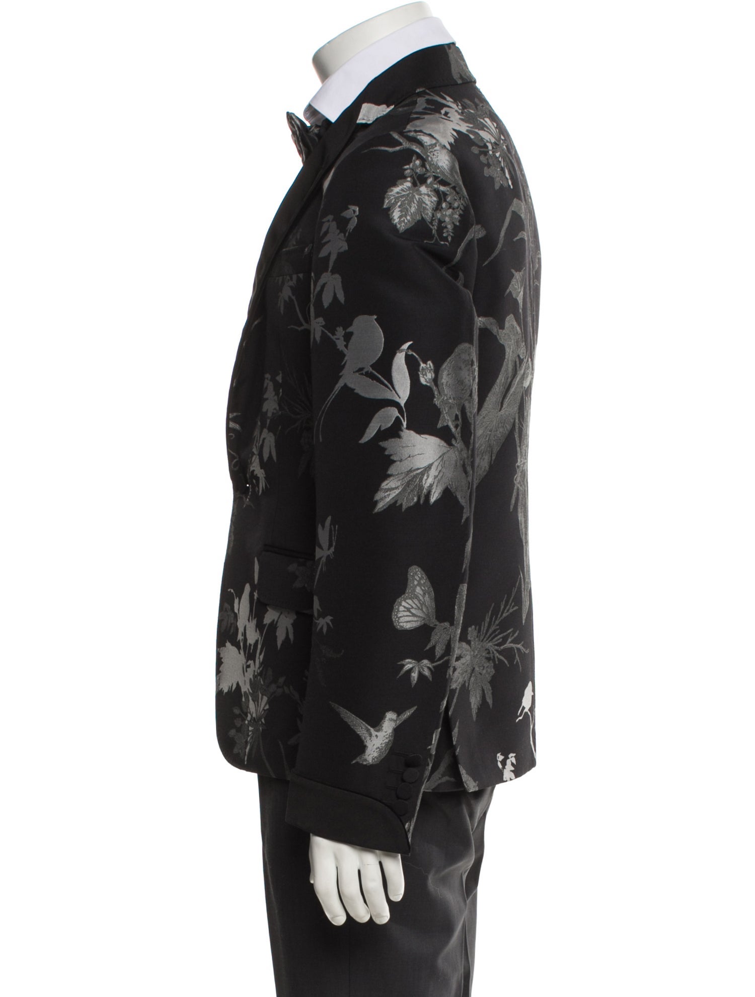 Gucci Floral Print Blazer